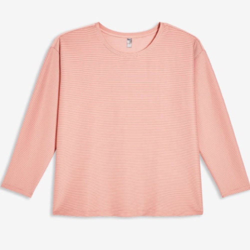 Women+ Ottoman Rib Active Pullover - Joe Fresh Active